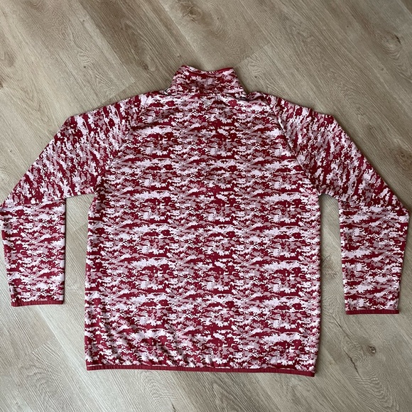 ZELOS men’s 1/4 zip pullover. NWT. “Deep Rose” (red). Activewear. Running. - Picture 2 of 5